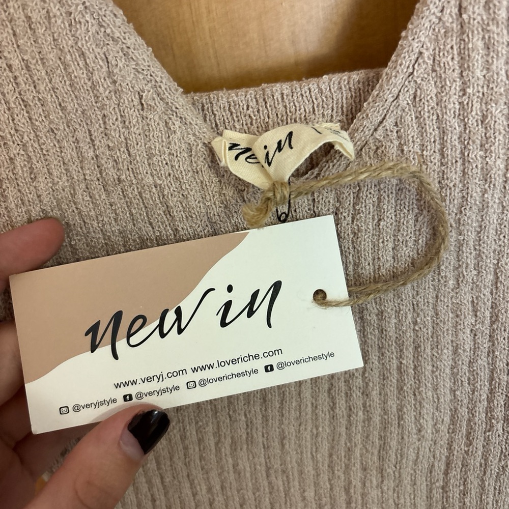 Cream Knit Top - Picture 3 of 4